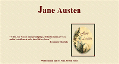 Desktop Screenshot of jane-austen.de